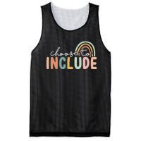 Choose To Include Special Education Teacher Autism Awareness Mesh Reversible Basketball Jersey Tank