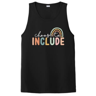 Choose To Include Special Education Teacher Autism Awareness PosiCharge Competitor Tank