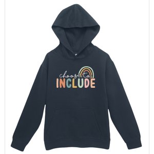 Choose To Include Special Education Teacher Autism Awareness Urban Pullover Hoodie