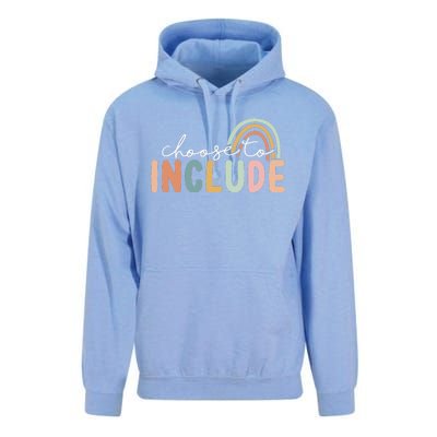 Choose To Include Special Education Teacher Autism Awareness Unisex Surf Hoodie