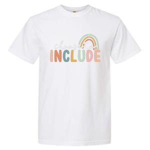 Choose To Include Special Education Teacher Autism Awareness Garment-Dyed Heavyweight T-Shirt