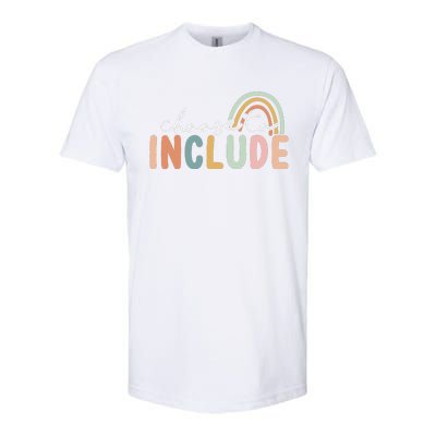 Choose To Include Special Education Teacher Autism Awareness Softstyle CVC T-Shirt