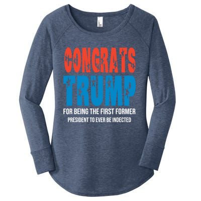 Congrats Trump Indicted Women's Perfect Tri Tunic Long Sleeve Shirt