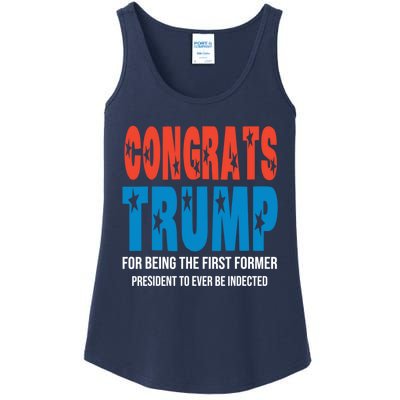 Congrats Trump Indicted Ladies Essential Tank