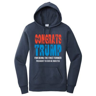 Congrats Trump Indicted Women's Pullover Hoodie