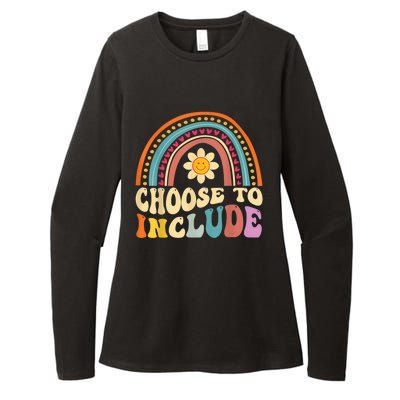 Choose To Include For Autism Teacher Special Education SPED Womens CVC Long Sleeve Shirt