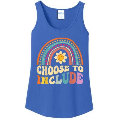 Choose To Include For Autism Teacher Special Education SPED Ladies Essential Tank