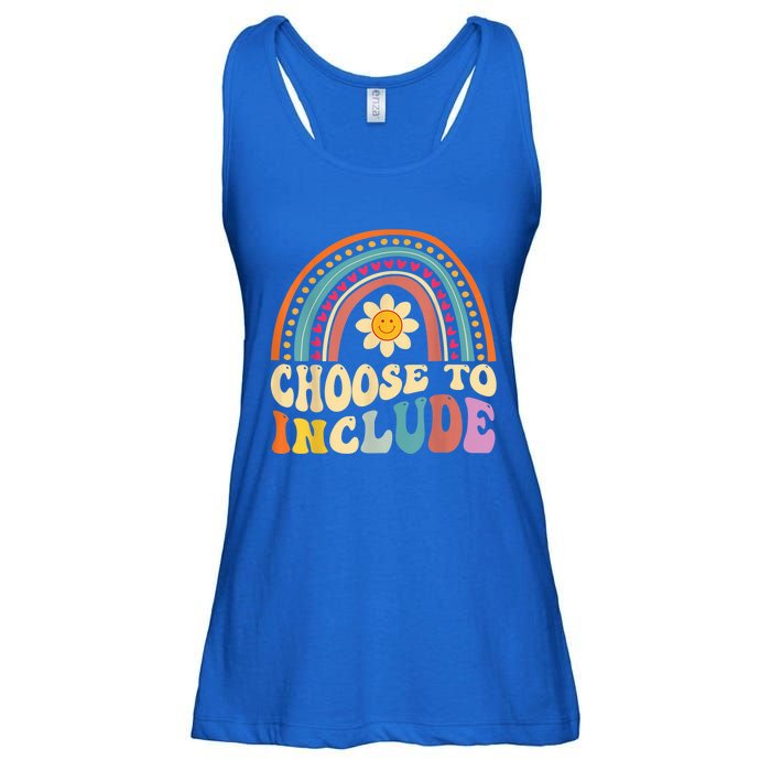 Choose To Include For Autism Teacher Special Education SPED Ladies Essential Flowy Tank