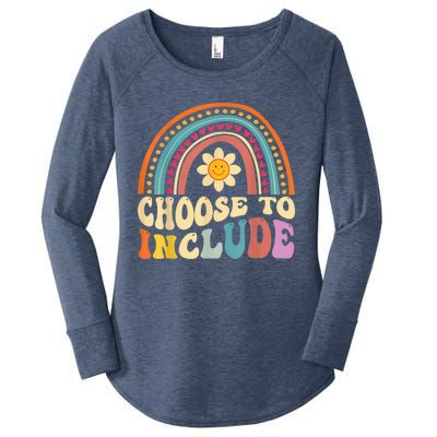 Choose To Include For Autism Teacher Special Education SPED Women's Perfect Tri Tunic Long Sleeve Shirt