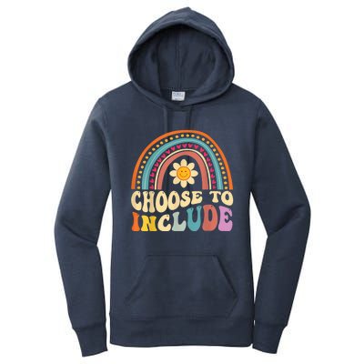 Choose To Include For Autism Teacher Special Education SPED Women's Pullover Hoodie