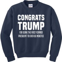 Congrats Trump Indicted Kids Sweatshirt