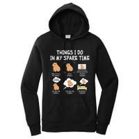 Capybara Things I Do In My Spare Time Funny Capybara Women's Pullover Hoodie