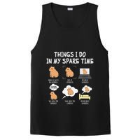 Capybara Things I Do In My Spare Time Funny Capybara PosiCharge Competitor Tank