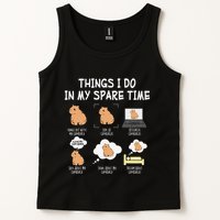 Capybara Things I Do In My Spare Time Funny Capybara Tank Top