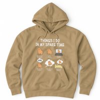 Capybara Things I Do In My Spare Time Funny Capybara Hoodie
