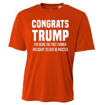 Congrats Trump Indicted Cooling Performance Crew T-Shirt