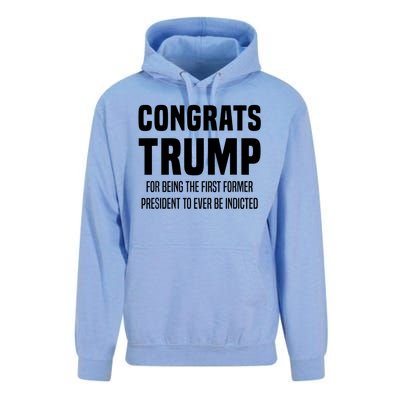 Congrats Trump Indicted Unisex Surf Hoodie