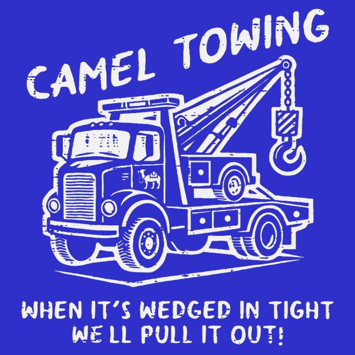 Camel Towing Inappropriate Cringe Mousepad