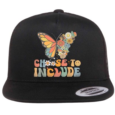 Choose To Include Special Education Teacher Autism Awareness Flatbill Hat