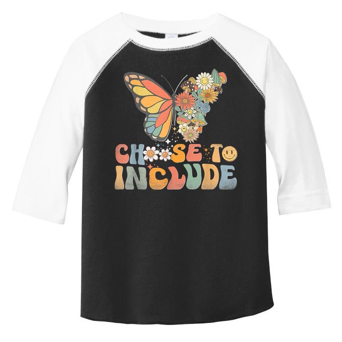 Choose To Include Special Education Teacher Autism Awareness Toddler Fine Jersey T-Shirt