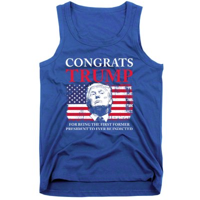 Congrats Trump Indicted Funny Trump Indictment Tank Top