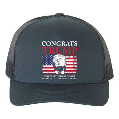 Congrats Trump Indicted Funny Trump Indictment Yupoong Adult 5-Panel Trucker Hat