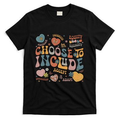 Choose To Include Inclusion Matters Autism Awareness Teacher T-Shirt
