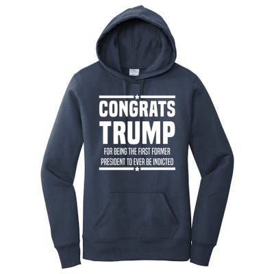 Congrats Trump Indicted Women's Pullover Hoodie