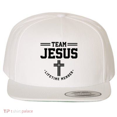 Christian Team Jesus 03 Faith Hope Love Wool Snapback Cap