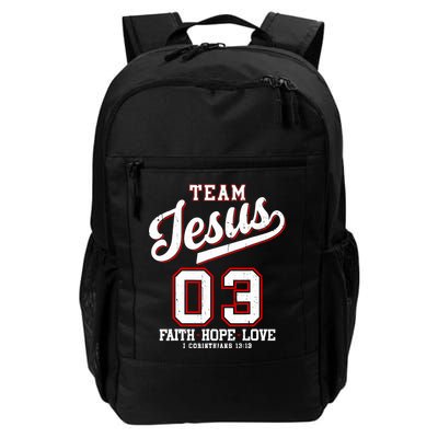 Christian Team Jesus 03 Faith Hope Love Backpack