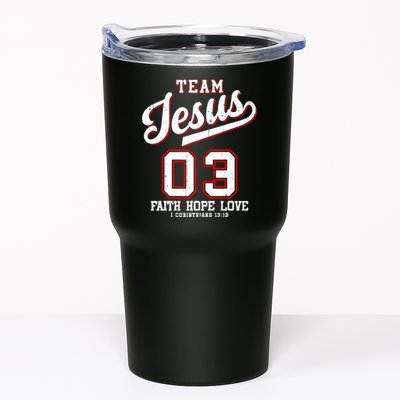 Christian Team Jesus 03 Faith Hope Love Tumbler