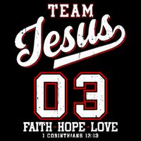 Christian Team Jesus 03 Faith Hope Love Wool Snapback Cap