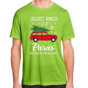 Christmas Tree Jolliest Bunch Of Paras This Side Of The Hallway Xmas Gift Adult ChromaSoft Performance T-Shirt