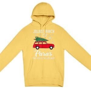 Christmas Tree Jolliest Bunch Of Paras This Side Of The Hallway Xmas Gift Premium Pullover Hoodie