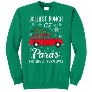 Christmas Tree Jolliest Bunch Of Paras This Side Of The Hallway Xmas Gift Sweatshirt