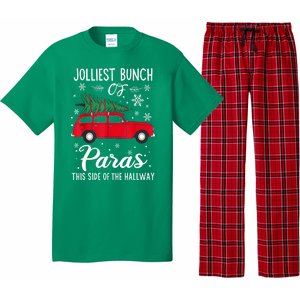 Christmas Tree Jolliest Bunch Of Paras This Side Of The Hallway Xmas Gift Pajama Set