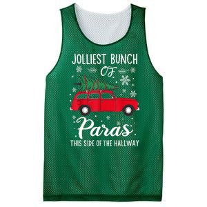 Christmas Tree Jolliest Bunch Of Paras This Side Of The Hallway Xmas Gift Mesh Reversible Basketball Jersey Tank