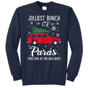 Christmas Tree Jolliest Bunch Of Paras This Side Of The Hallway Xmas Gift Tall Sweatshirt