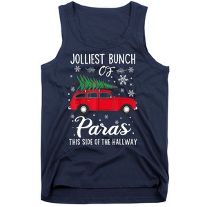 Christmas Tree Jolliest Bunch Of Paras This Side Of The Hallway Xmas Gift Tank Top