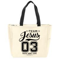 Christian Team Jesus 03 Faith Hope Love Zip Tote Bag