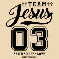 Christian Team Jesus 03 Faith Hope Love Zip Tote Bag