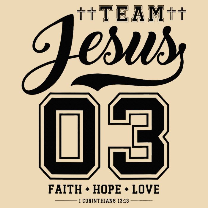 Christian Team Jesus 03 Faith Hope Love Zip Tote Bag