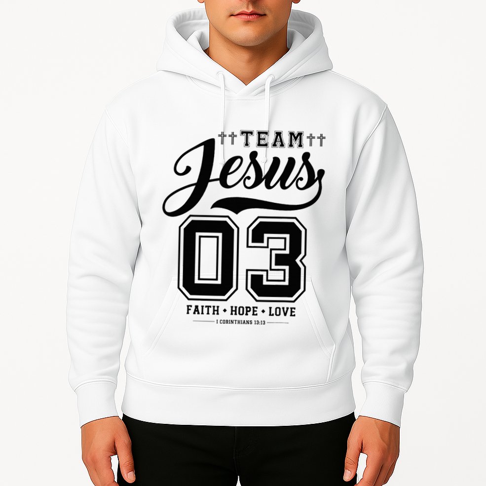 Christian Team Jesus 03 Faith Hope Love Hoodie