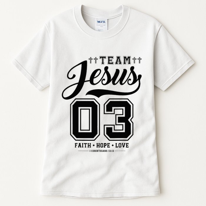 Christian Team Jesus 03 Faith Hope Love Tall T-Shirt