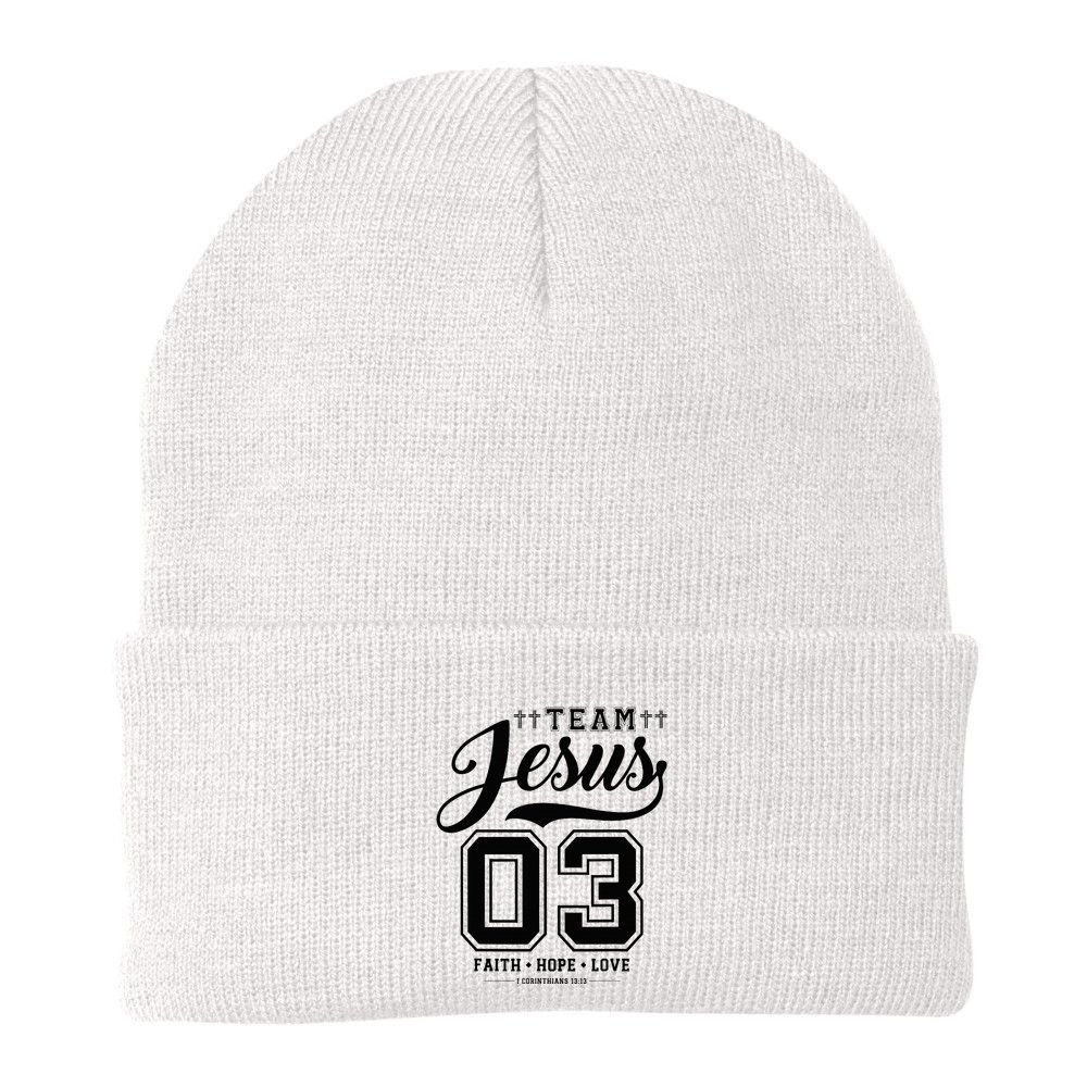 Christian Team Jesus 03 Faith Hope Love Beanie