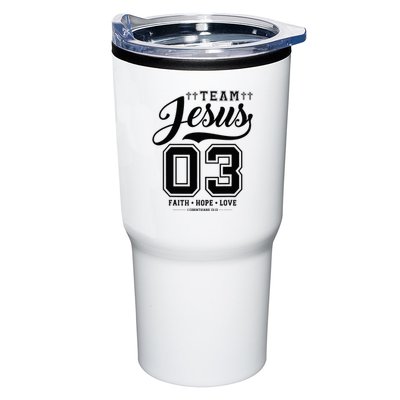 Christian Team Jesus 03 Faith Hope Love Tumbler