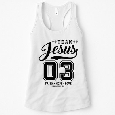 Christian Team Jesus 03 Faith Hope Love Womens Tank Top