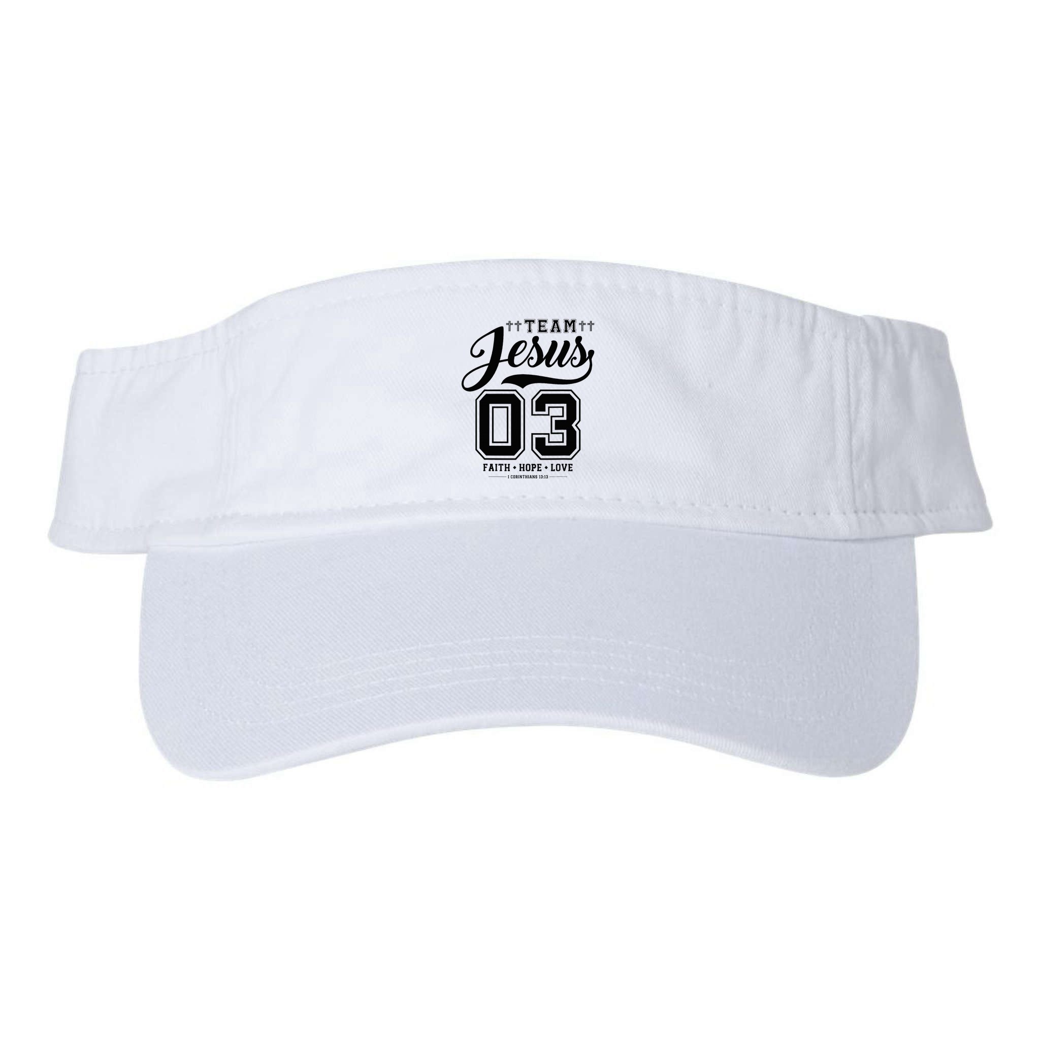 Christian Team Jesus 03 Faith Hope Love Visor