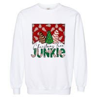 Christmas Tree Junkie Christmas Tree Cakes Junkie Christmas Garment-Dyed Sweatshirt