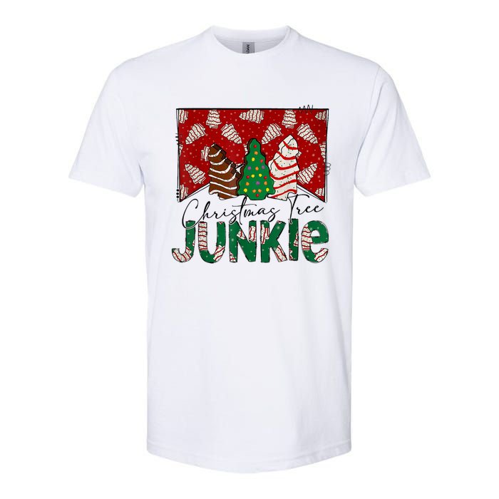 Christmas Tree Junkie Christmas Tree Cakes Junkie Christmas Softstyle CVC T-Shirt